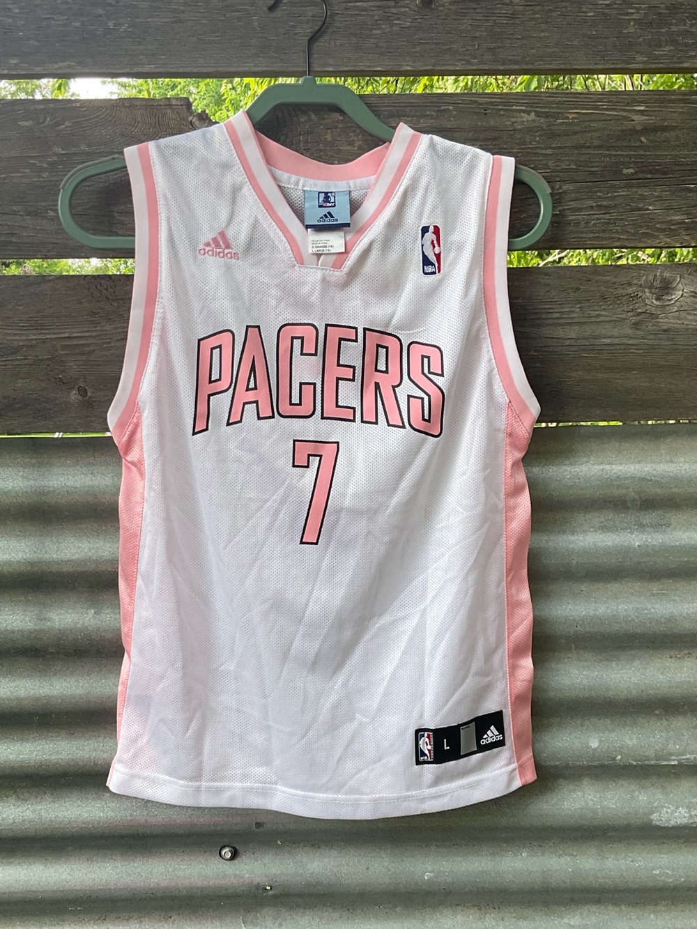 Adidas Indiana Pacers Jermaine O’Neal NBA Jersey Youth Large Adult Small - Picture 4 of 7